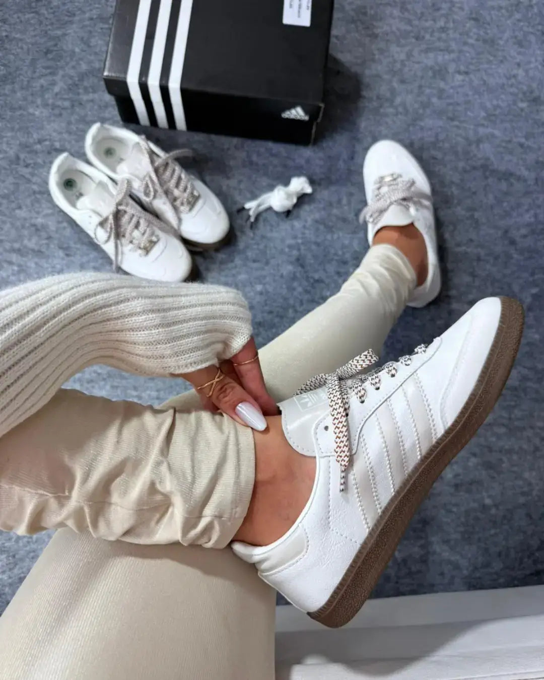 Tênis Adidas Samba OG Off White Gelo