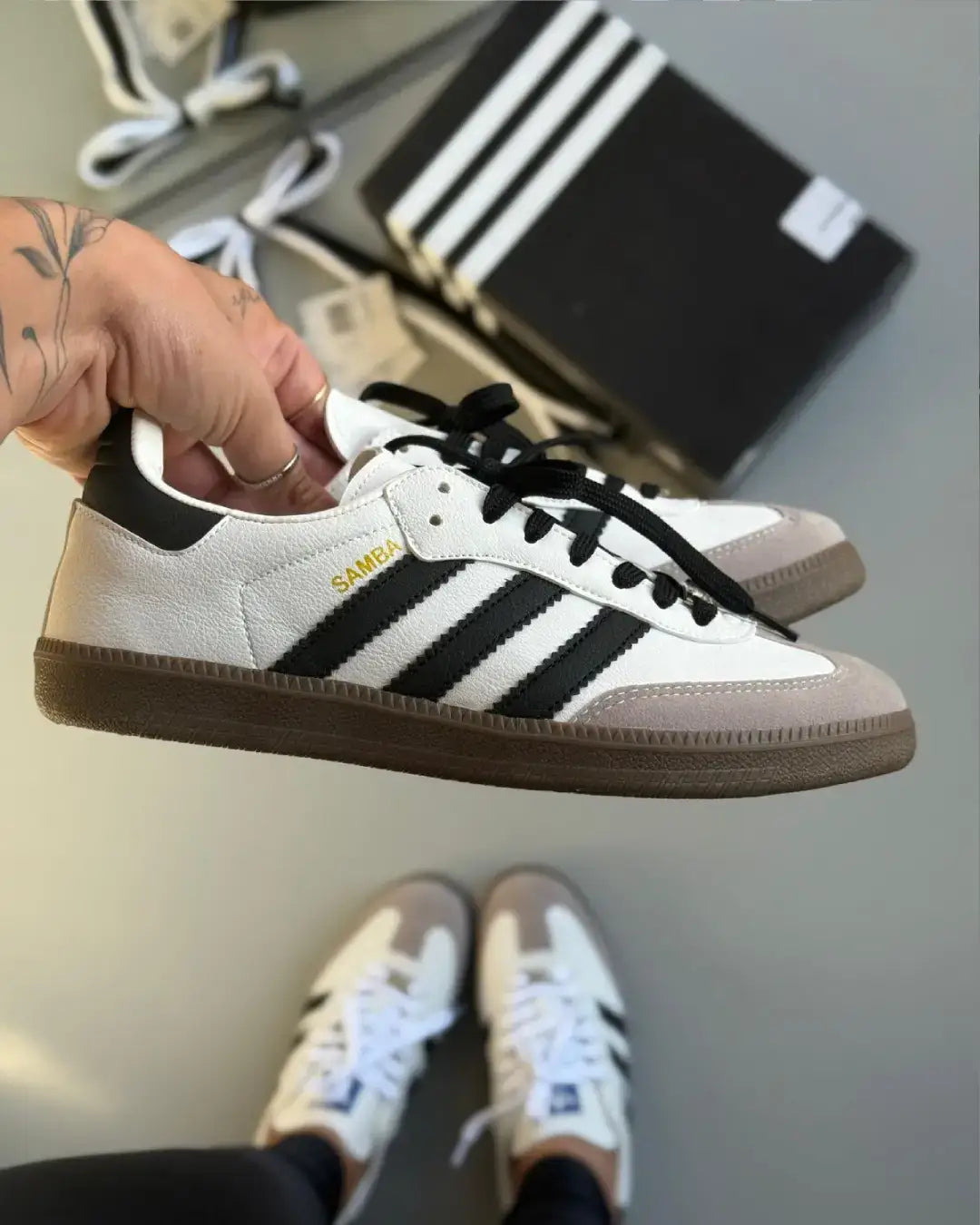 Adidas samba OG Solado Marrom