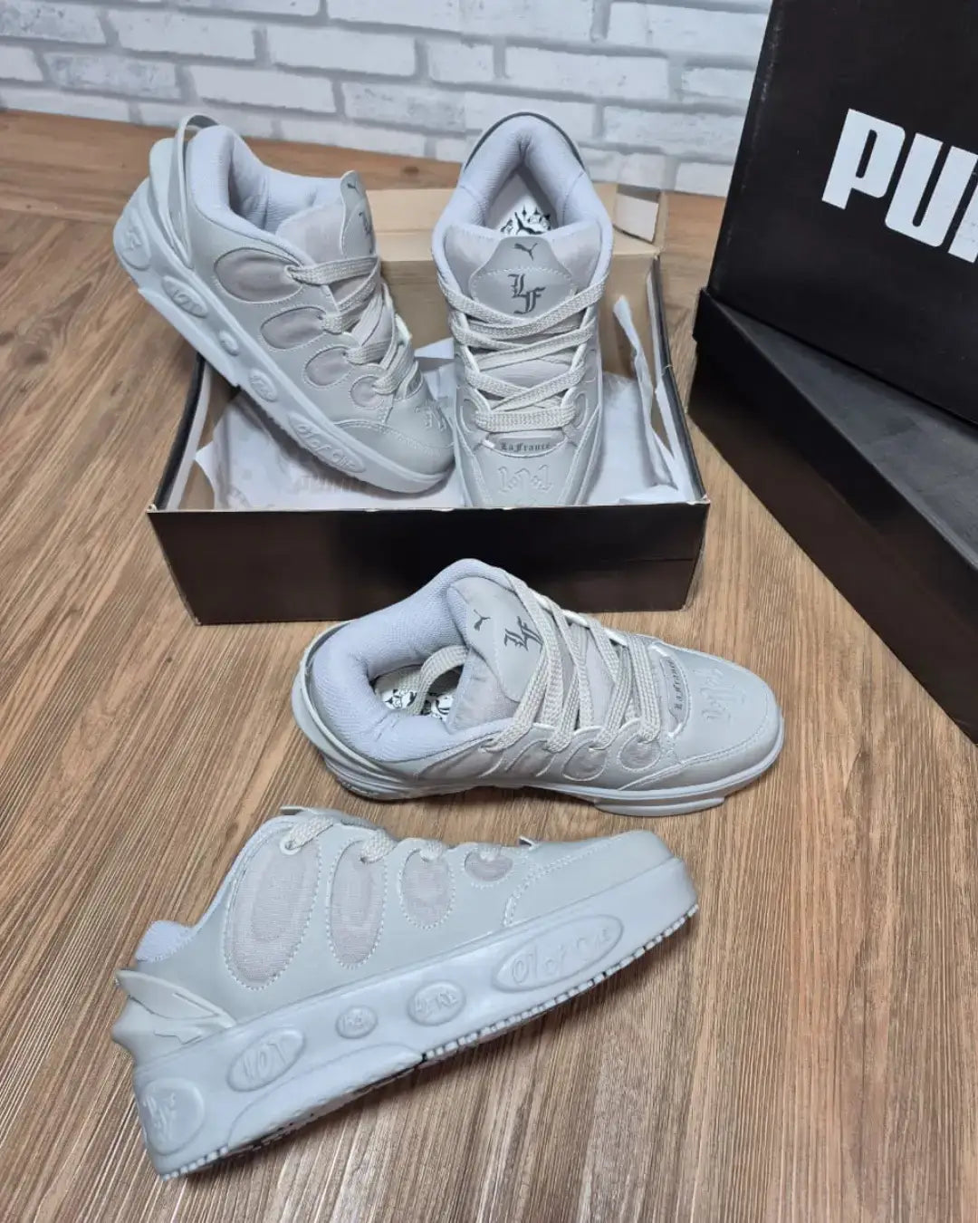 Tênis Puma LaFrancé × LaMelo Ball Cinza