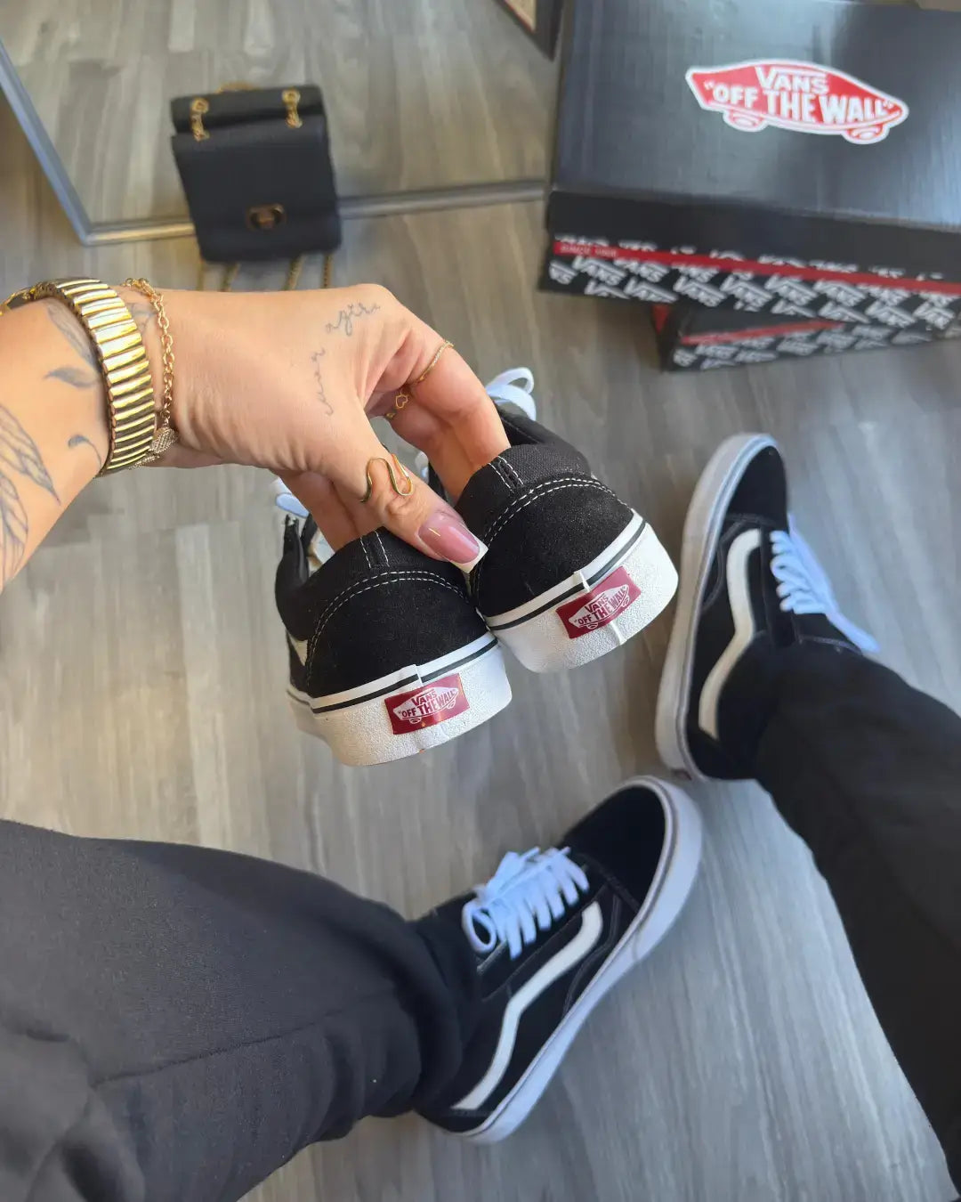 Tênis Vans old skool Preto/Branco