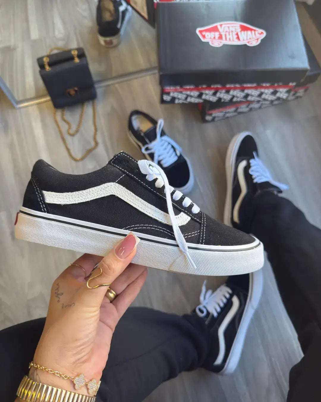 Tênis Vans old skool Preto/Branco