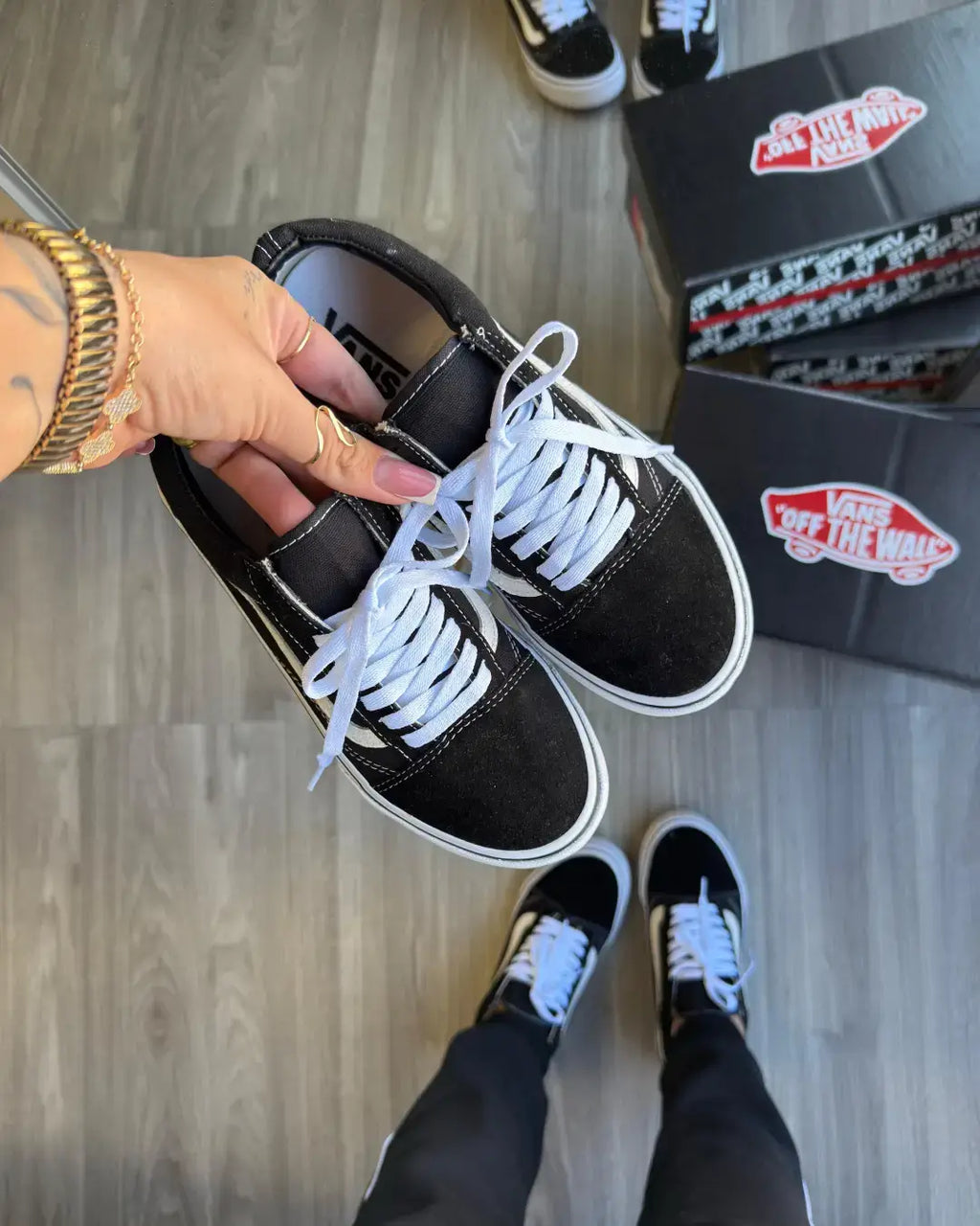Tênis Vans old skool Preto/Branco